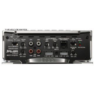 BOSS Audio AR1600.4 Armor 1600 watts Full Range Class A/B 4 Channel 2 8 Ohm Stable Amplifier with Remote Subwoofer Level Control : Vehicle Multi Channel Amplifiers : Car Electronics