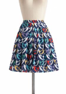 On The Wings Of Doves Skirt  Mod Retro Vintage Skirts