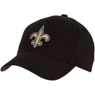 47 Brand New Orleans Saints Toddler Basic Team Logo Adjustable Hat   Black