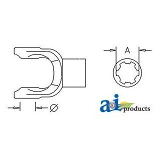 A & I Products SPLINED YOKE (7/1979>) Replacement for Ford   New Holland Part: Industrial & Scientific