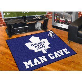 Toronto Maple Leafs NHL Man Cave All Star" Floor Mat (34in x 45in)"   FAN 14493 : Sports Fan Area Rugs : Sports & Outdoors
