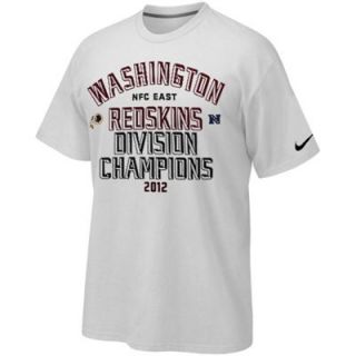 Nike Washington Redskins 2012 NFC East Division Champions T Shirt   White