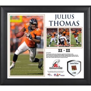 Julius Thomas Denver Broncos 2013 AFC Champions Framed 15 x 17 Collage Limited Edition of 500