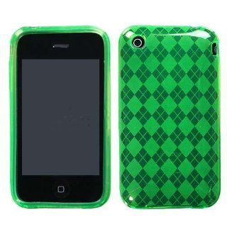 Soft Skin Case Fits Apple iPhone 3G 3GS Dark Green Argyle Candy Skin AT&T (does NOT fit Apple iPhone or iPhone 4/4S or iPhone 5/5S/5C): Cell Phones & Accessories