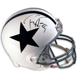 Tony Romo Dallas Cowboys Autographed Riddell Replica Throwback Thanksgiving Helmet