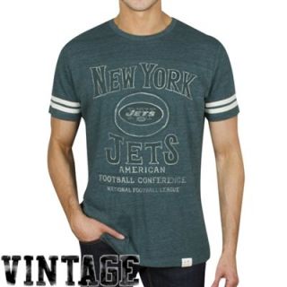 Junk Food New York Jets Tailgate Tri Blend T Shirt   Green
