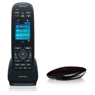 Logitech Harmony Ultimate Remote with Customizable Touch Screen and Closed Cabinet RF Control   Black (915 000201): Electronics