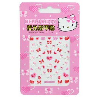 Hello Kitty Nail Decal Stickers: Hearts & Bows: Toys & Games