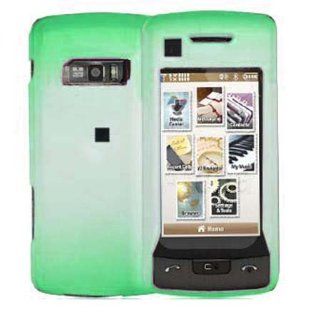 Hard Plastic Snap on Cover Fits LG VX11000 EnV Touch Semi Transparent 2Tone Ice Neon Green Verizon (does NOT fit LG VX10000 Voyager) Cell Phones & Accessories