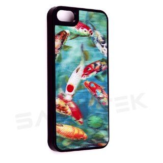 Japanese Nishikigoi Koi Fish Stereogram 3D Effect Hard Case Cover for iPhone 5: Cell Phones & Accessories