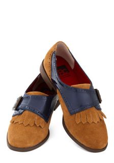 BC Footwear Cool, Calm, and Collegiate Flat  Mod Retro Vintage Flats