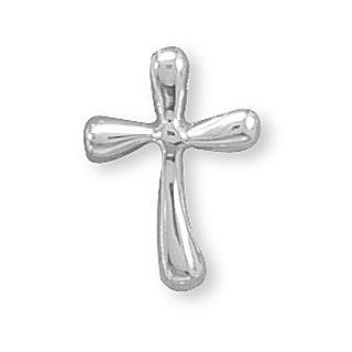 Sterling Silver Polished Cross Slide: West Coast Jewelry: Jewelry