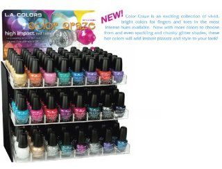 L.A. Colors * Color Craze Nail Polish 24pc (Set #2 in 24 "Tropical" Colors) : Opi Nail Enamel Gift Set : Beauty