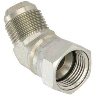 EATON Aeroquip 2070 12 12S 45 Degree Swivel Nut Elbow, JIC 37 End Types, Carbon Steel, 3/4 JIC(f) x 3/4 JIC(m) End Size, 3/4" Tube OD: Flared Tube Fittings: Industrial & Scientific
