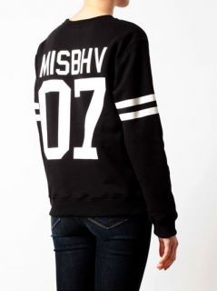Misbhv ‘team Paris’ Motif Cotton Sweatshirt