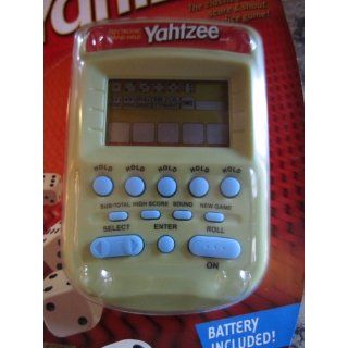 Yahtzee Electronic Hand held [Gold]: Toys & Games