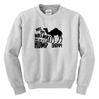 Mike What Day Hump Day Youth Crewneck Sweatshirt: Clothing