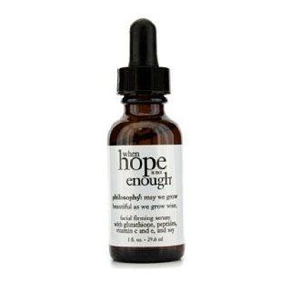 Philosophy When Hope Is Not Enough Facial Firming Serum With Glutathione, Peptides, Vitamin C And E And Soy 29.6Ml/1Oz: Beauty