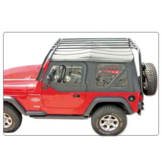 1997 2006 Jeep Wrangler (TJ) Roof Rack   Olympic 4X4 Products, Direct fit, 38 x 70 in., Black