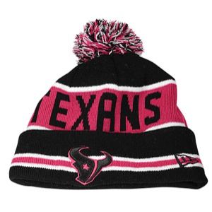 New Era NFL Breast Cancer Awareness Knit   Mens   Football   Accessories   Houston Texans   Black/Pink