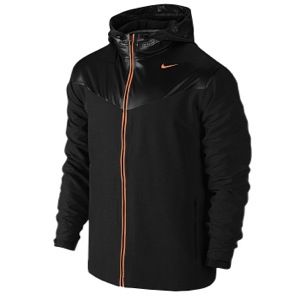 Nike Sweat Less FZ Hooded Jacket   Mens   Training   Clothing   Black Heather/Black