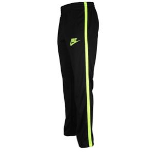 Nike Track Pant Futura   Mens   Casual   Clothing   Black/Volt