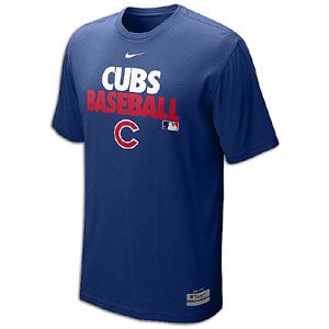 Nike MLB Dri Fit Graphic T Shirt   Mens   Baseball   Clothing   Chicago Cubs   Navy