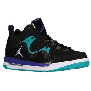 Jordan TR 97   Mens   Basketball   Shoes   Black/White/Grape Ice/New Emerald