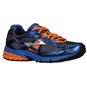 Brooks Ravenna 4   Mens   Running   Shoes   White/Olympian Blue/Black/Shocking Orange/Silver