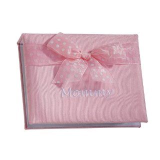 Elegant Baby Mommy Brag Book   Pink Moire : Baby Photo Albums : Baby