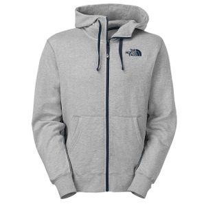 The North Face Rearview Full Zip Hoodie   Mens   Casual   Clothing   Graphite Grey/Nautical Blue
