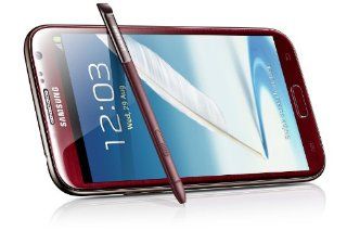 Samsung Galaxy Note Ii Note 2 Red / N7100 ,5.5" Super Amoled , Quad core ,S pen Gift for Everyone Fast Shipping: Cell Phones & Accessories