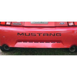 1999 04 FORD MUSTANG REAR BUMPER VINYL INSERTS Decals Letters   37 Colors to choose from (Color :: Red): Automotive