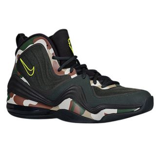 Nike Air Penny V   Mens   Basketball   Shoes   Black Spruce/Black/Volt