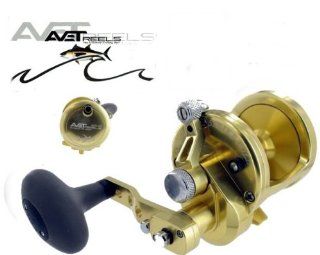 Avet MXL 6/4 2 Speed Lever Drag Fishing Reel Gold   New : Sports & Outdoors