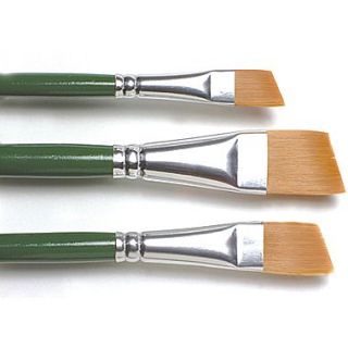 Plaid:Craft One Stroke Brush Set, Angle   3/8, 5/8, 3/4