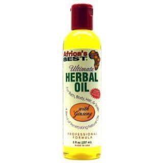 Africas Best Ultimate Herbal Oil 8oz : Massage Oils : Beauty