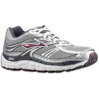 Brooks Addiction 10   Womens   Running   Shoes   Silver/Anthracite/Plum