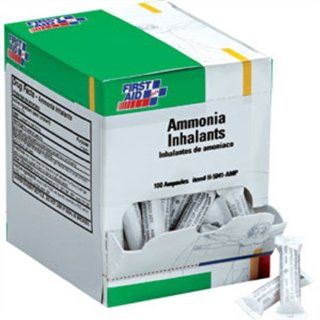 First Aid Only H5041 AMP Ammonia Inhalant Ampoules, 100/Box