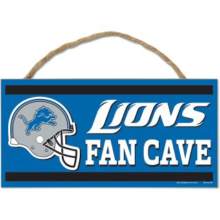 Wincraft Detroit Lions 5X10 Wood Sign with Rope (82992013)
