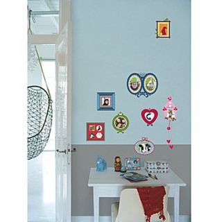 RoomMates Kids Lab Colorful Picture Frames Peel and Stick Wall Decal