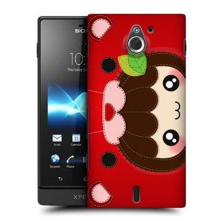 Head Case Designs Red Bear Felt Costume Play Hard Back Case Cover for Sony Xperia sola MT27i: Cell Phones & Accessories