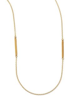 Bar Charm Layering Necklace, 50L   Dogeared   Gold