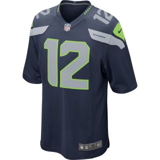 NIKE Youth Seattle Seahawks 12th Man Game Team Color Jersey   Size: L
