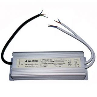 Waterproof IP67 LED Driver Transformer 100 Watt 12V Power Supply with double output   Indoor Lighting Low Voltage Transformers  