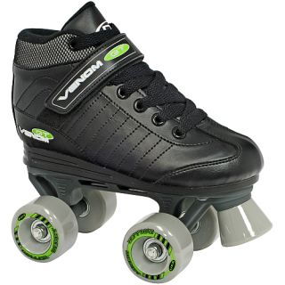 Roller Derby Boys Venom Speed Quad Skate   Size: 12, Black/silver/green (U321B 