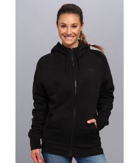 The North Face Belle Raschel Full Zip Hoodie Womens Sweatshirt (Black)