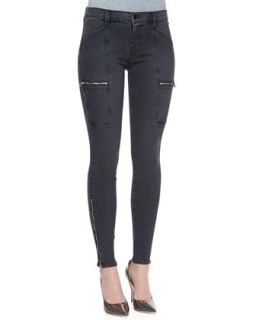 Womens Kassidy Zip Pocket Skinny Jeans   J Brand Jeans   Grey cascade (31)