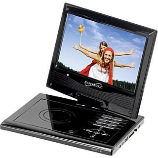 Supersonic SC 179DVD Portable DVD Player With Swivel Display, 9 TFT