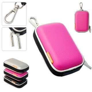 New first2savvv outdoor heavy duty pink camera case for Canon IXUS 500 HS with card reader : Camera & Photo